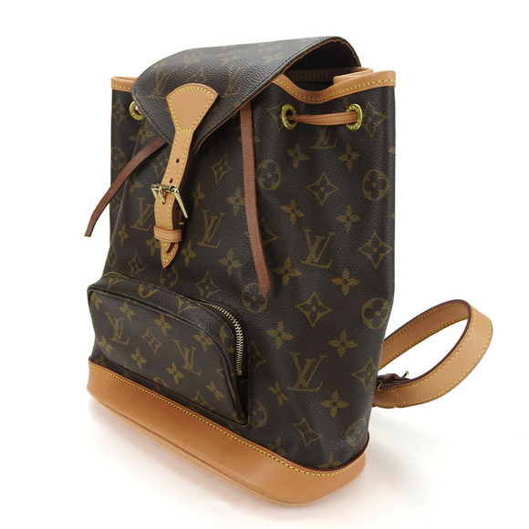 LOUIS VUITTON Brown Monogram Leather Backpack - Picture 2 of 9